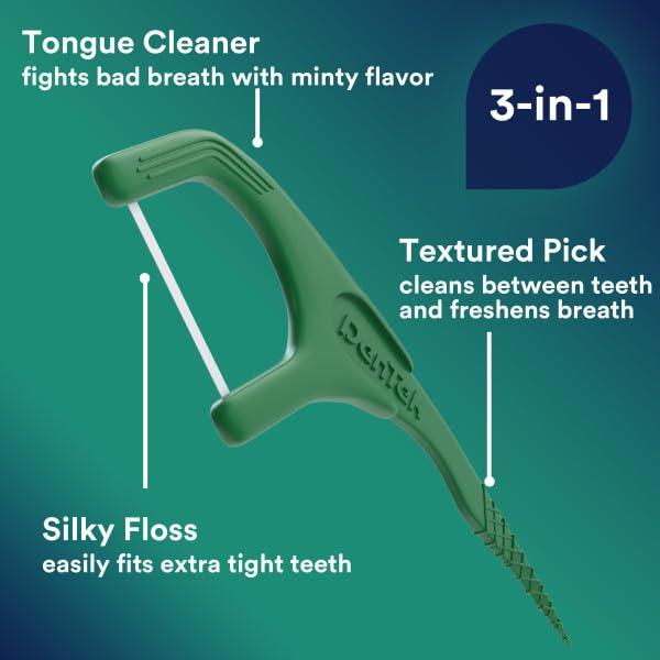 Hilo Dental DenTek Fresh Clean Picks 75 Unidades Menta