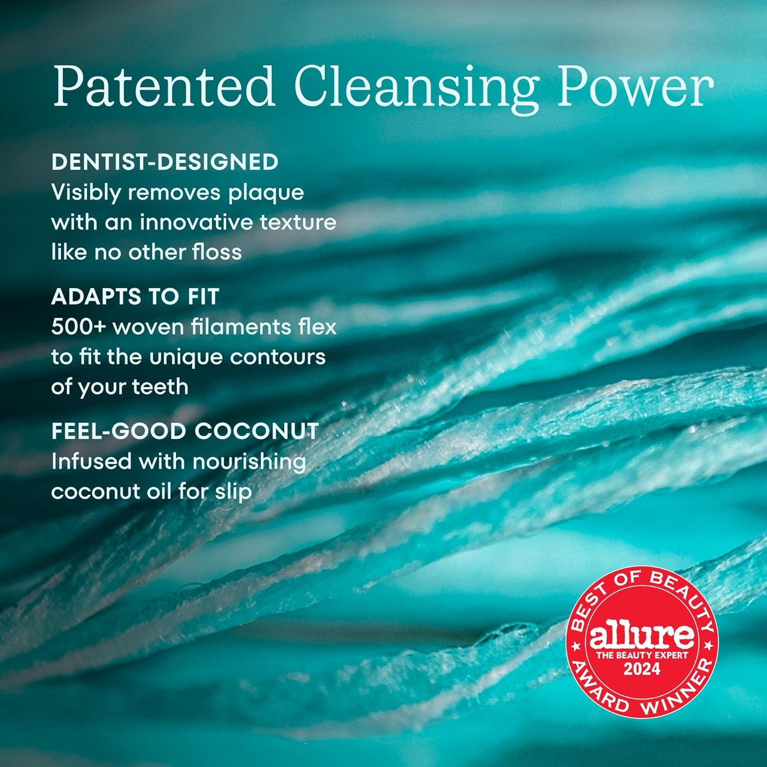 Hilo Dental Cocofloss Vegano Menta 4 Bobinas 30.18 m