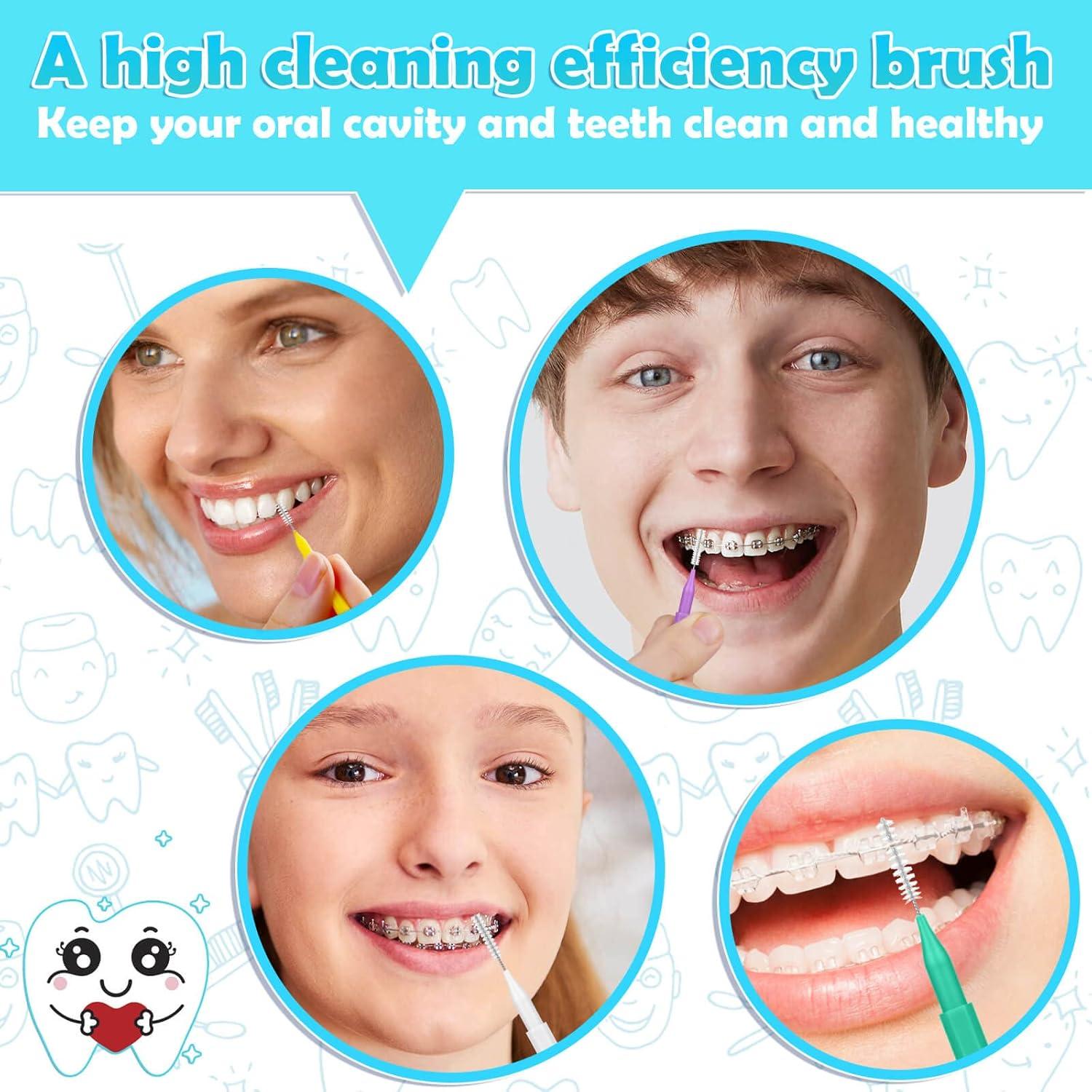 Modacraft Kit de 120 Cepillos Interdentales 6 Tamaños