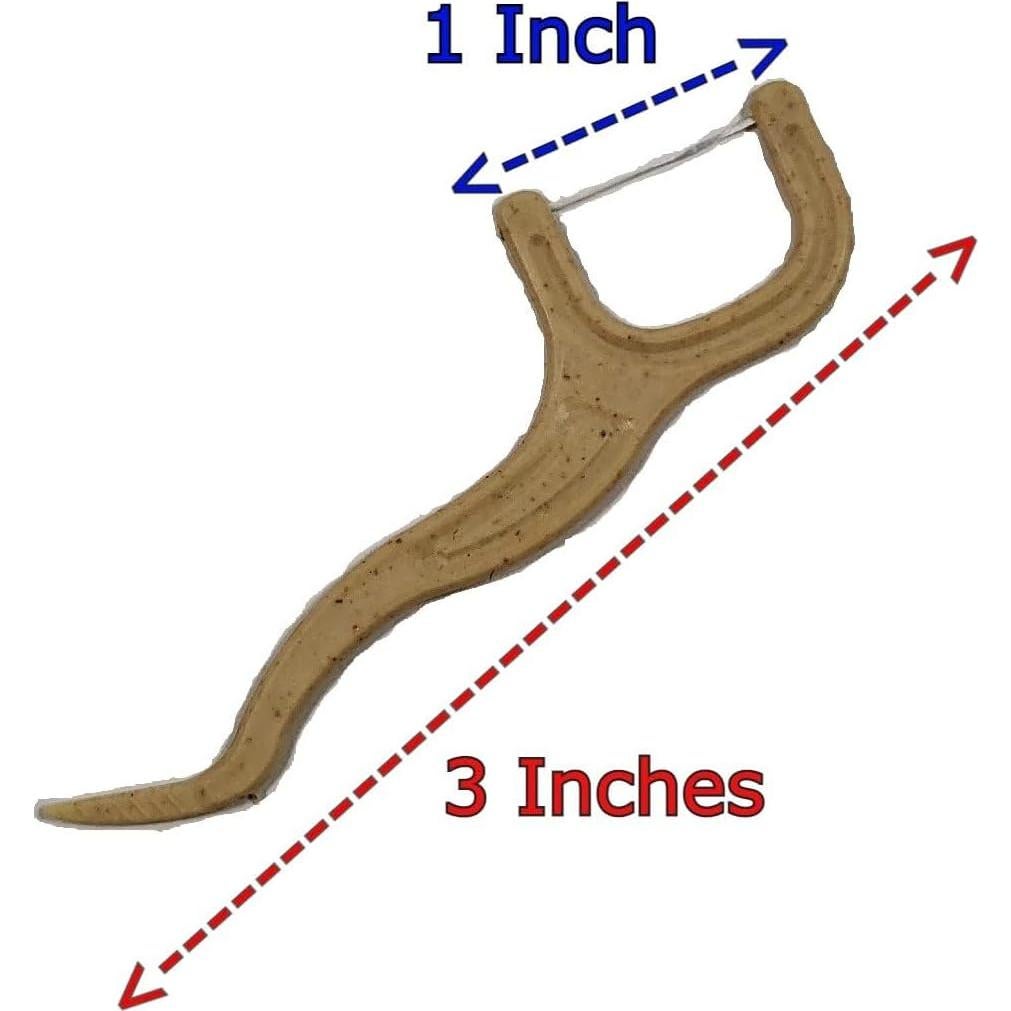 Palillos de Hilo Ecológicos Tony&Ash 100 Unidades Sabor Menta