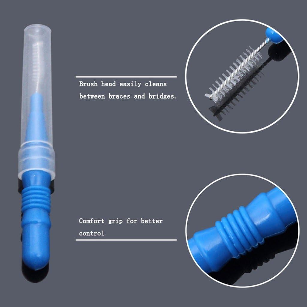 Cepillo Interdental ewinever EB3004-B Rojo y Azul 50 Unidades