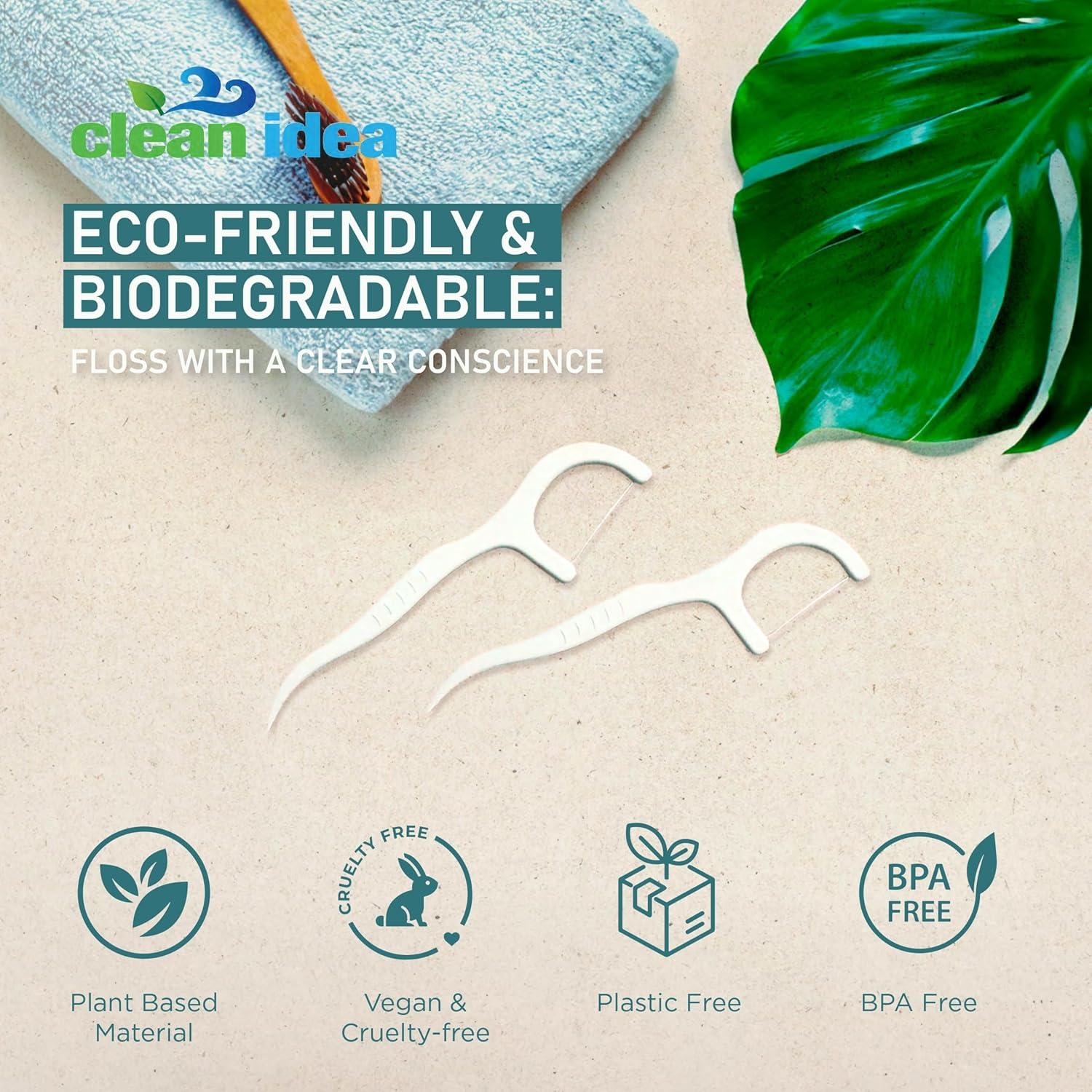 Hilo Dental Ecológico Clean Idea 300 Unidades Suave