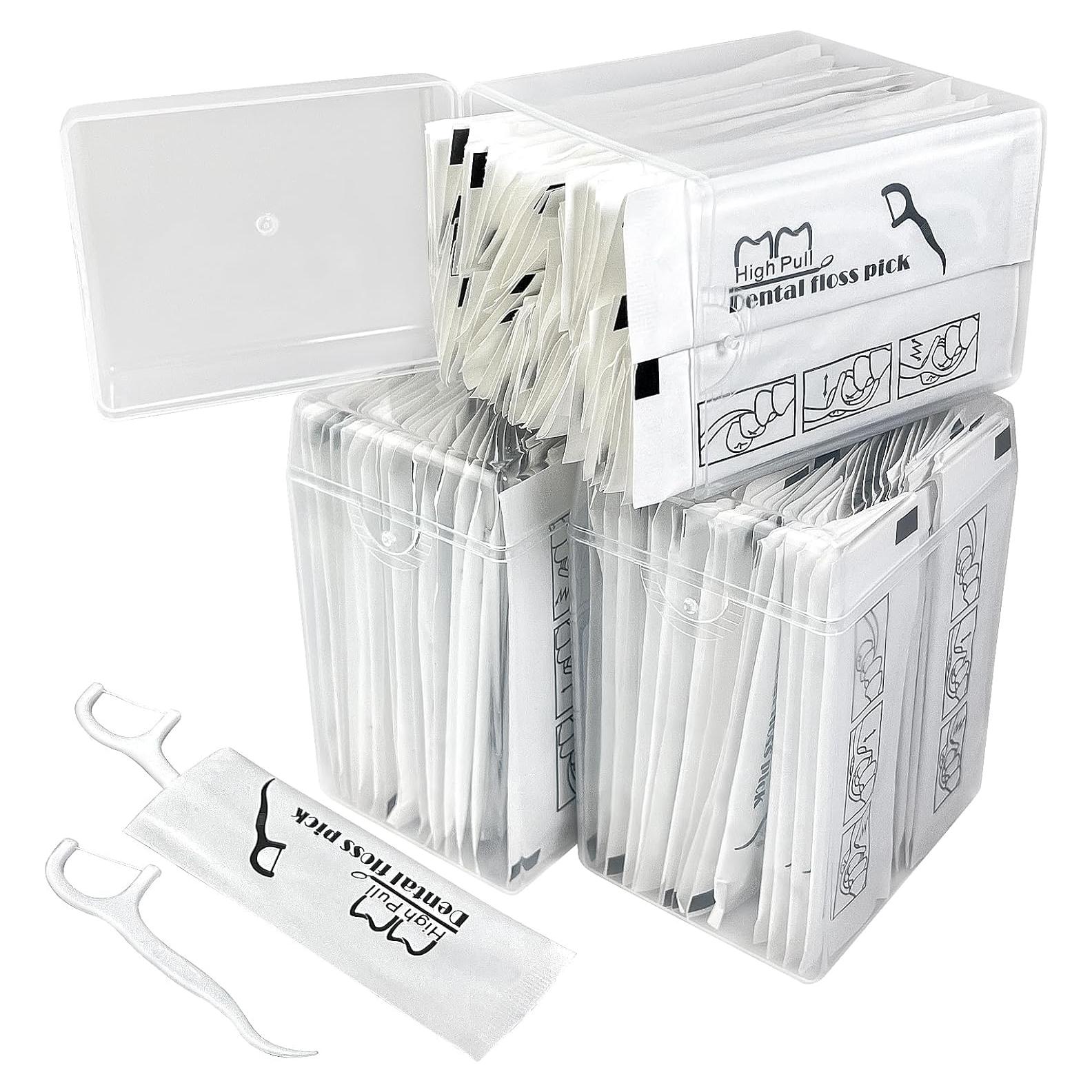 200 Palillos de Hilo Dental EYX Formula - Portátiles y Higiénicos