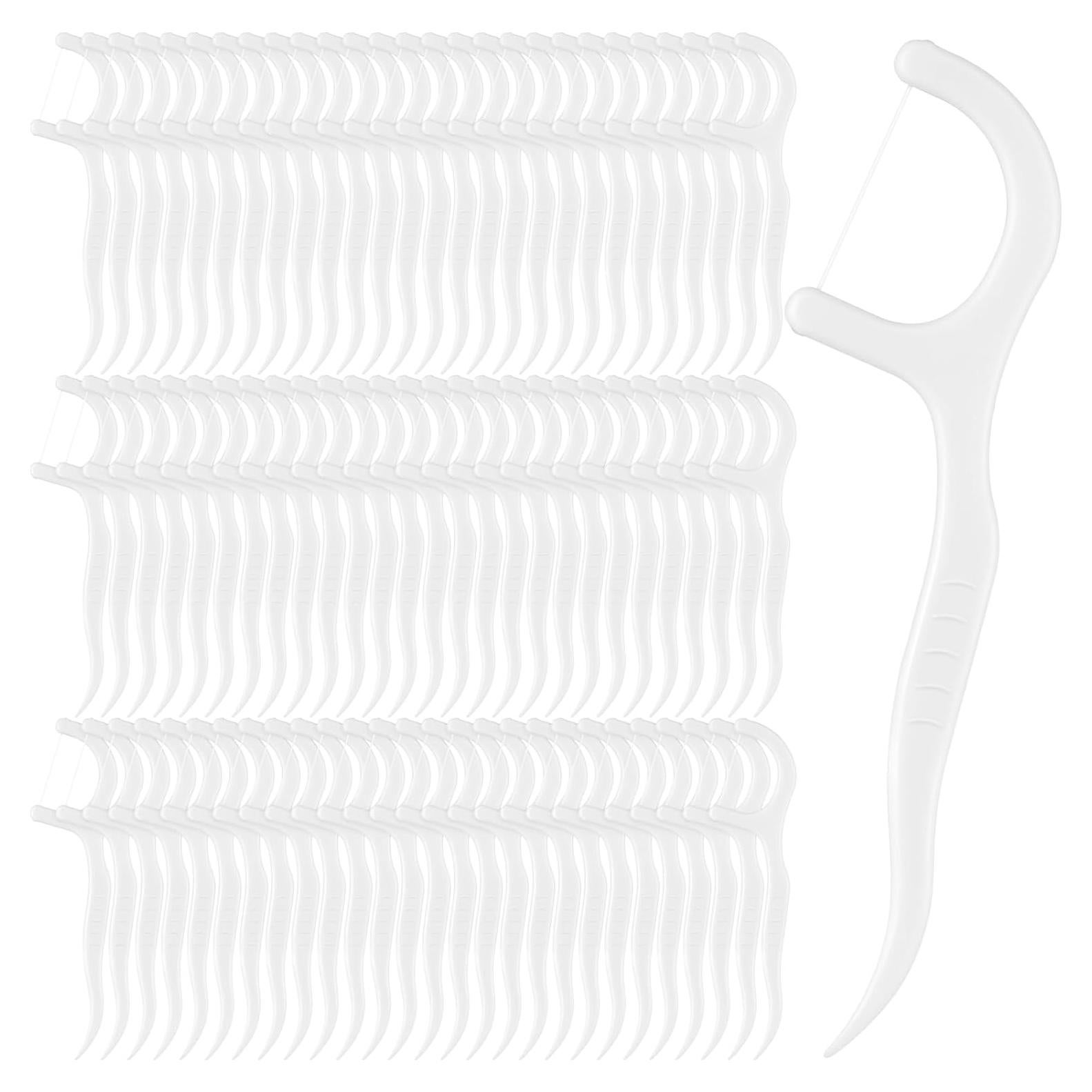 Palillos de Hilo Dental Baderke 200 Unidades Blanco