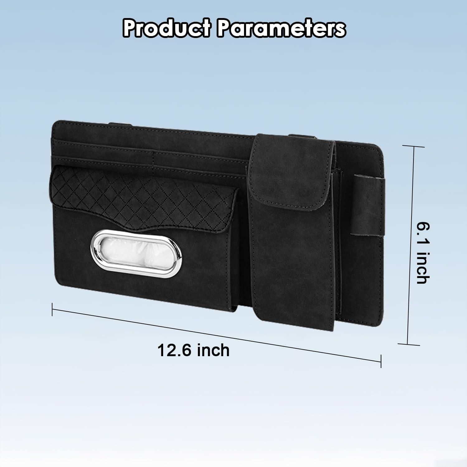 Organizador de Visera de Coche Rechale Beige 6 Bolsillos