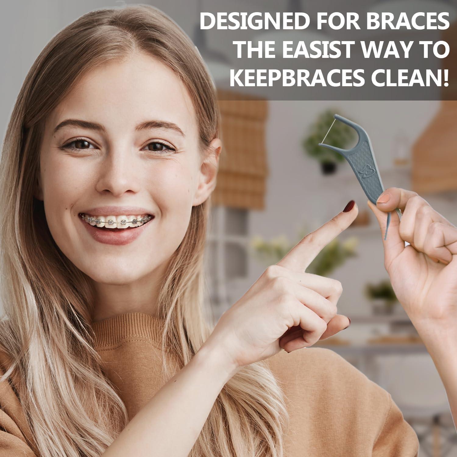 Hilo Dental Ortodóntico Dr. Emma 60 Unidades Sabor Menta