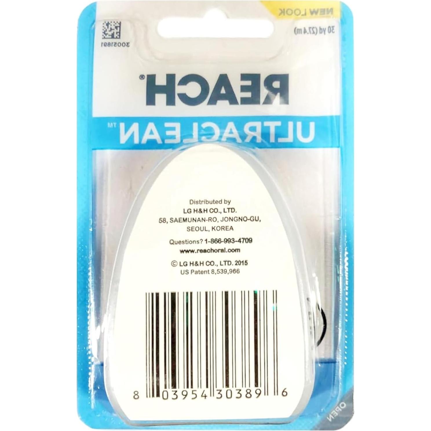 Hilo Dental Ultraclean Listerine Menta 27.43 Metros (Paquete de 3)