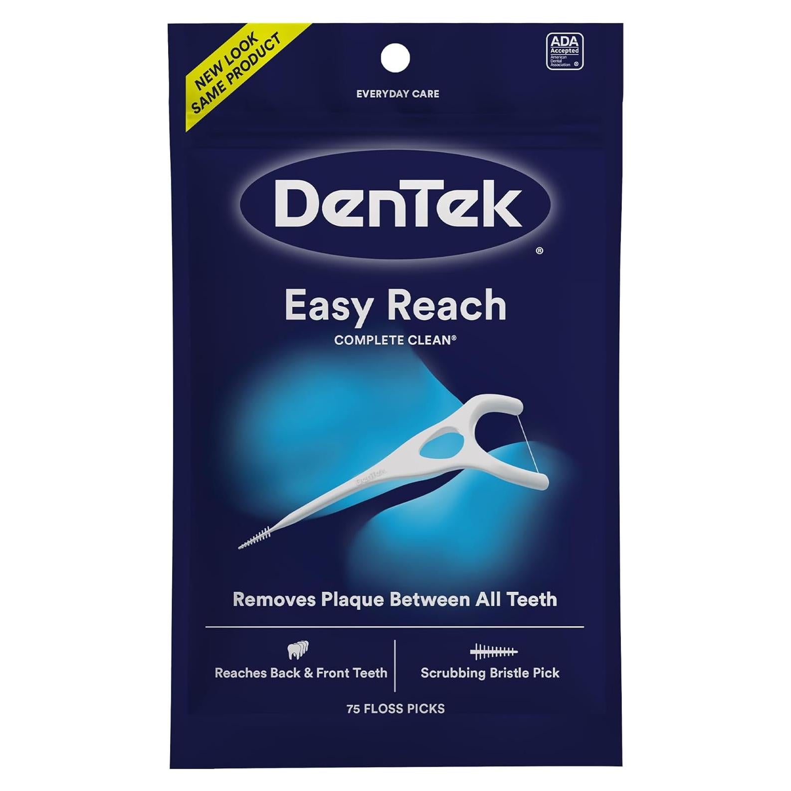 Palillos de Hilo Dental DenTek Limpieza Completa 75 Unidades