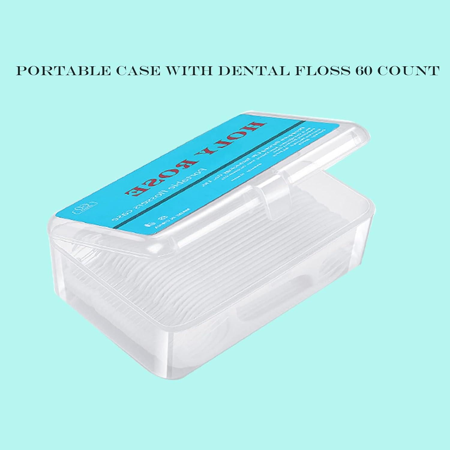 Dispenser de Hilo Dental Portátil Holy Rose 2 Cajas 80 Hilos