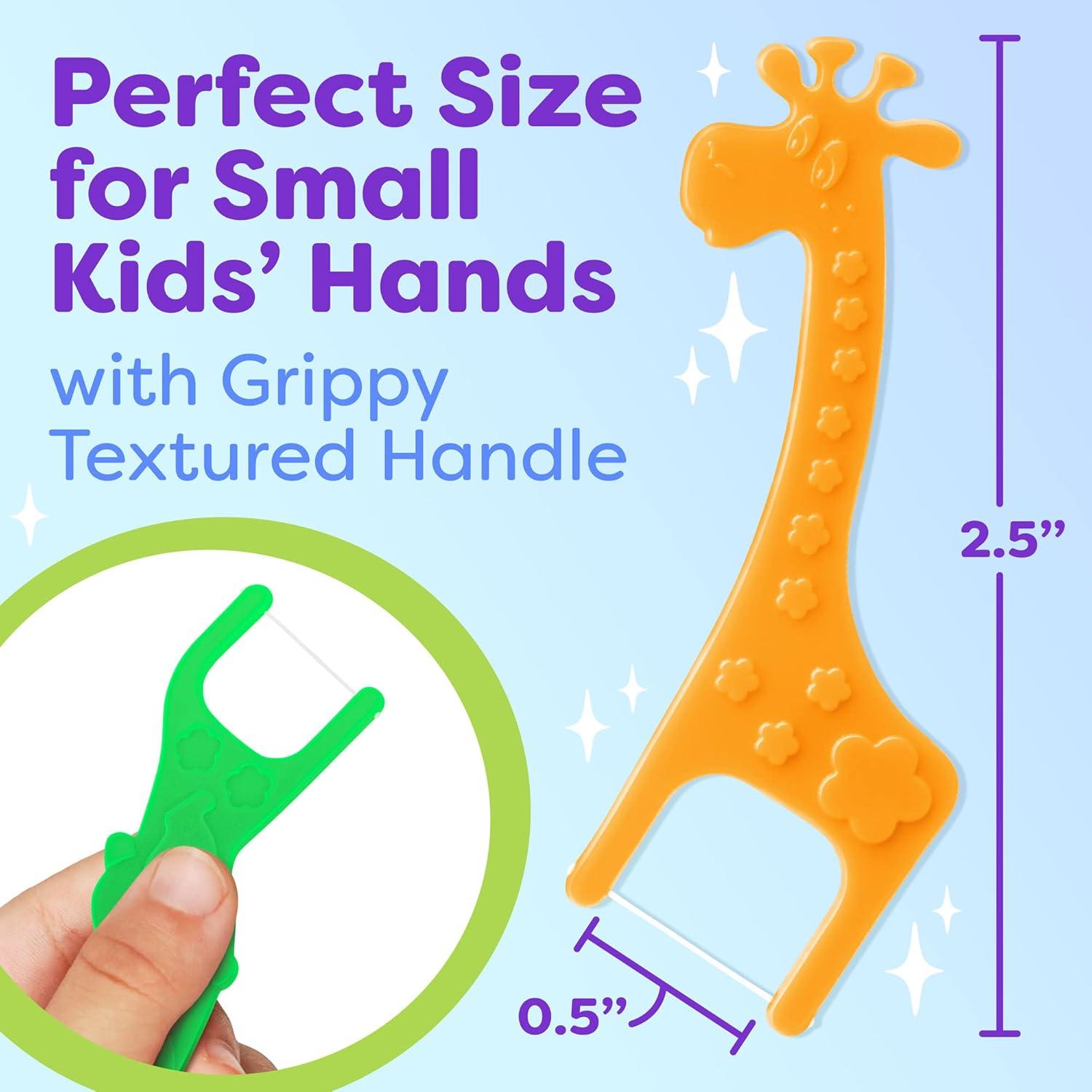 Hilo Dental para Niños Trueocity 4 Paquetes Sabor Chicle