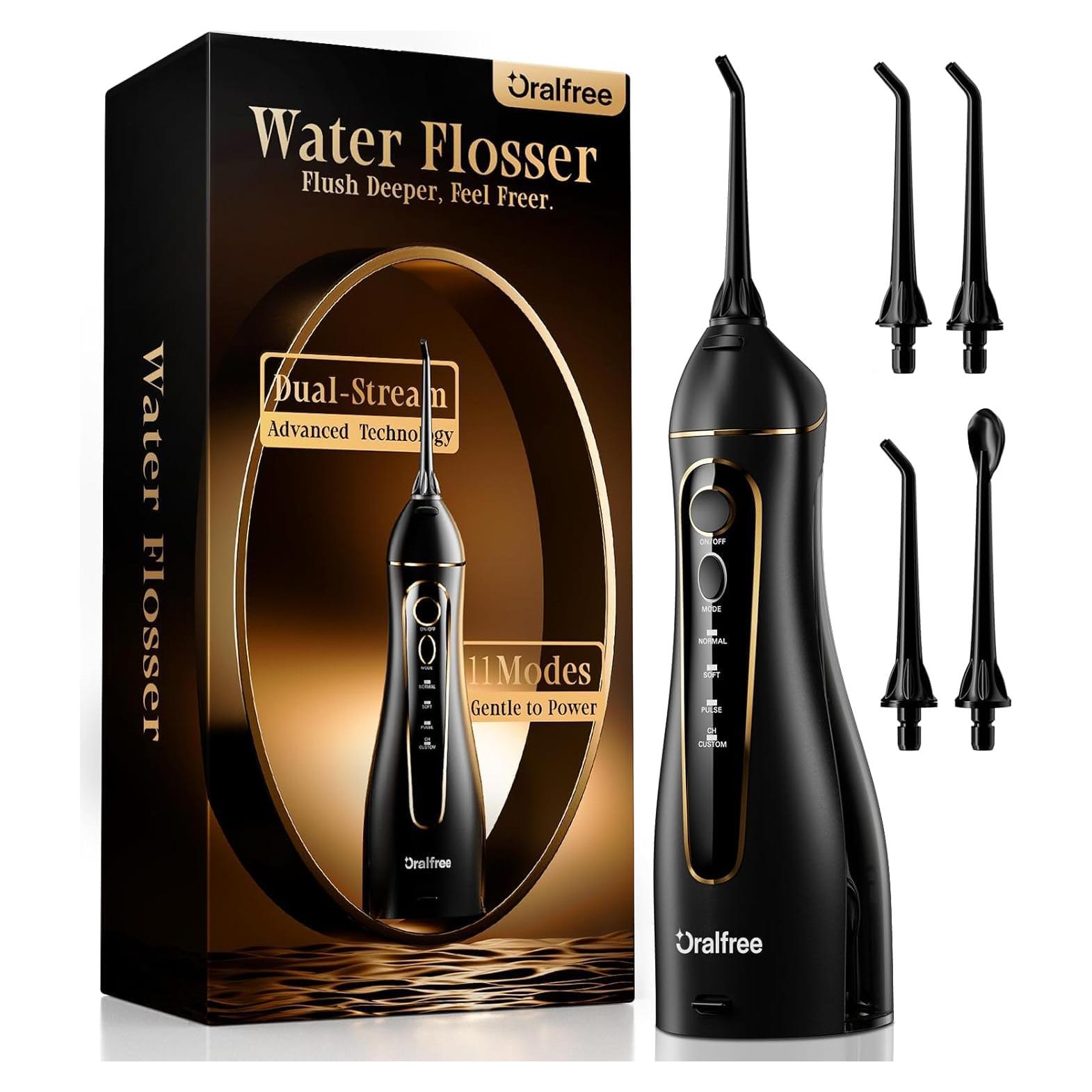 Irrigador Dental Portátil Oralfree F5025 Recargable IPX7