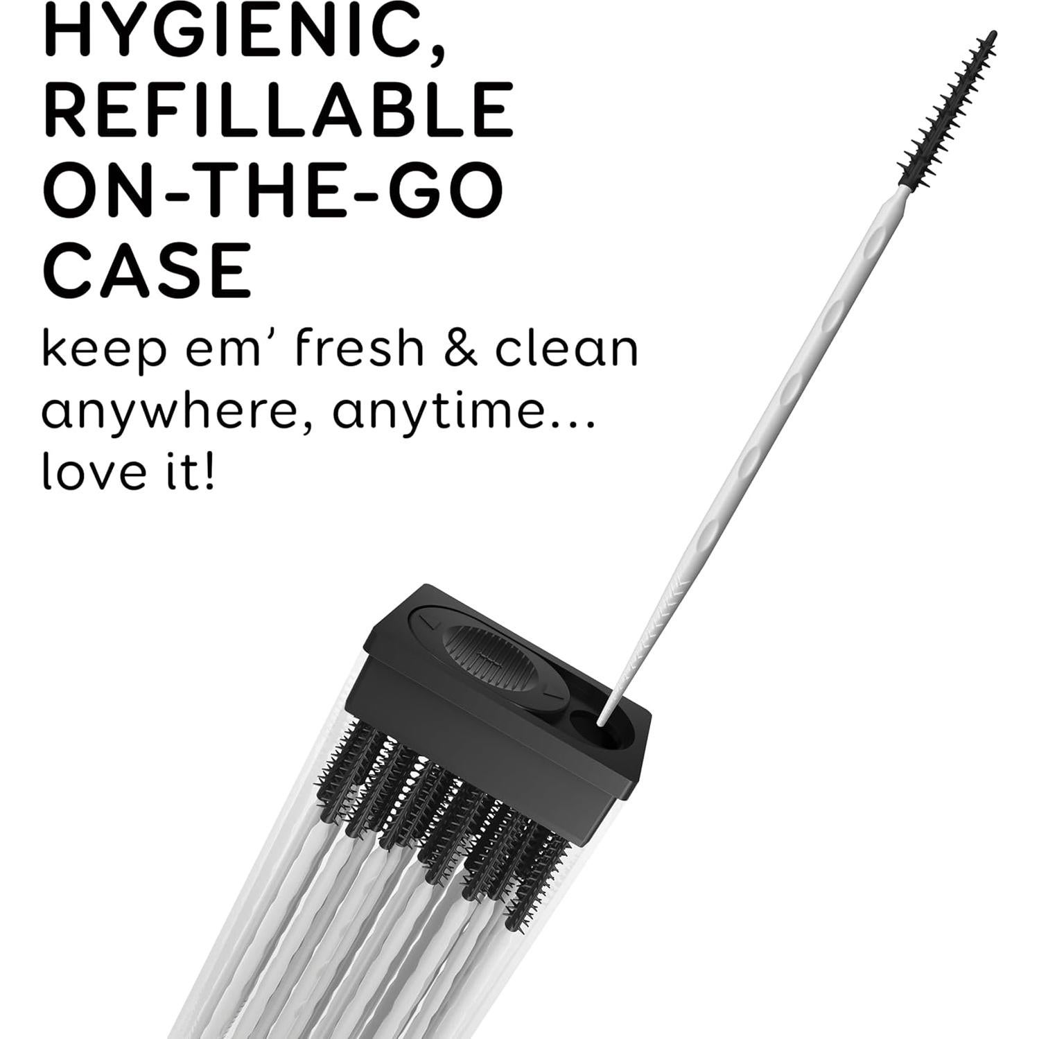 Palillos Dentales Suaves Grin con Carbón y Menta - 90 Unidades