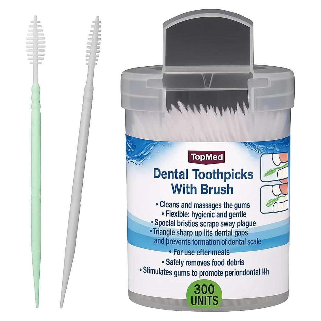 Cepillo Interdental Topmed Doble Cabeza 300 Contenedores