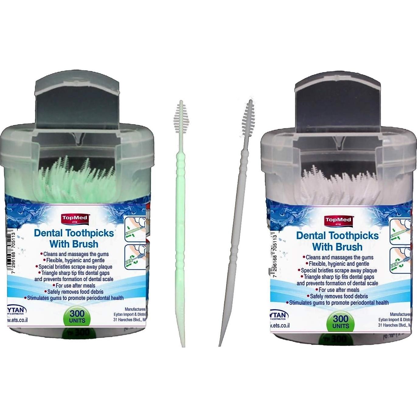 Cepillo Interdental Topmed Doble Cabeza 300 Contenedores