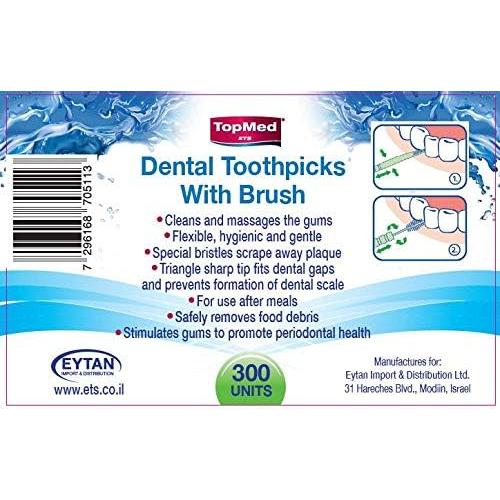 Cepillo Interdental Topmed Doble Cabeza 300 Contenedores