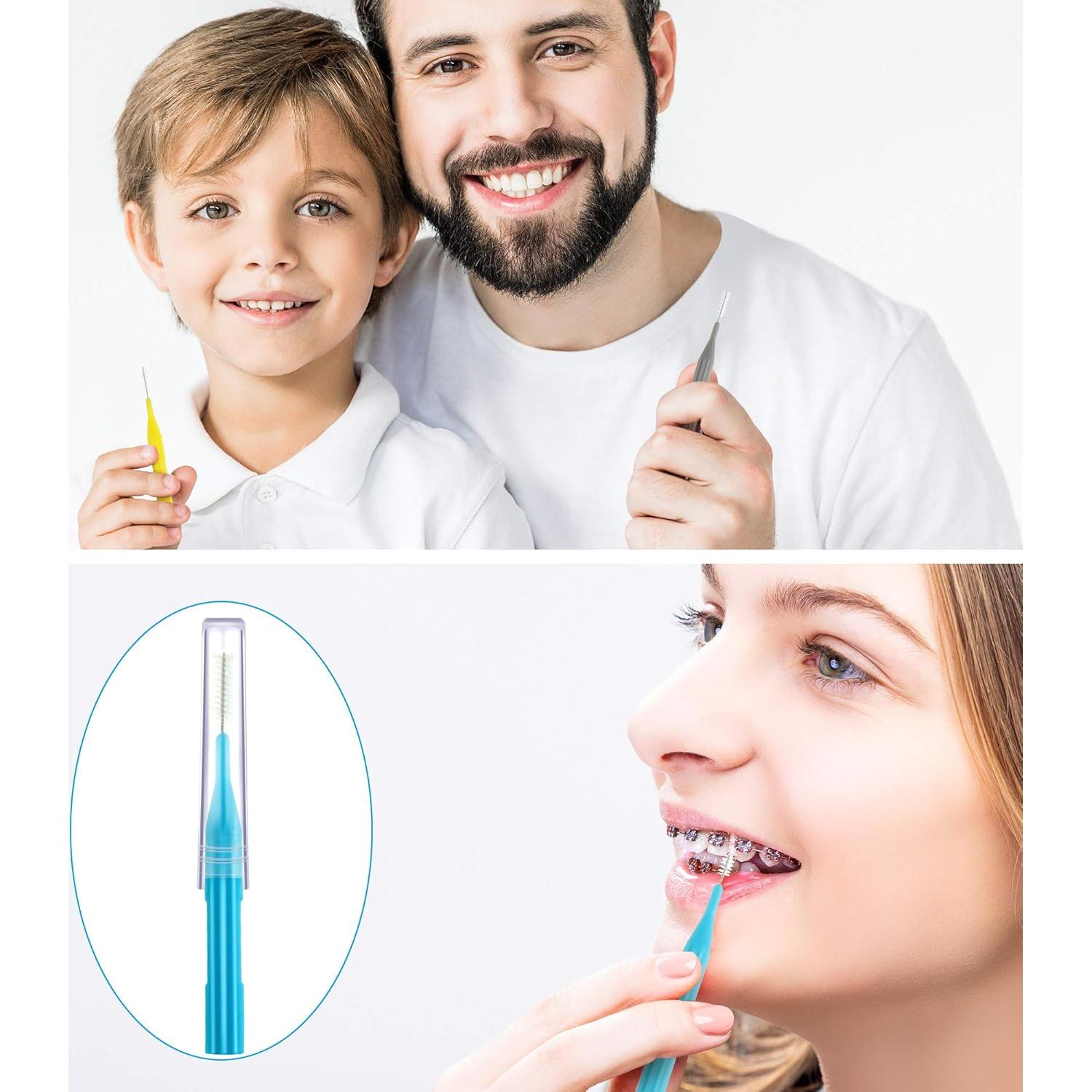 100 Piezas Cepillos Interdentales Patelai - Higiene Oral Completa