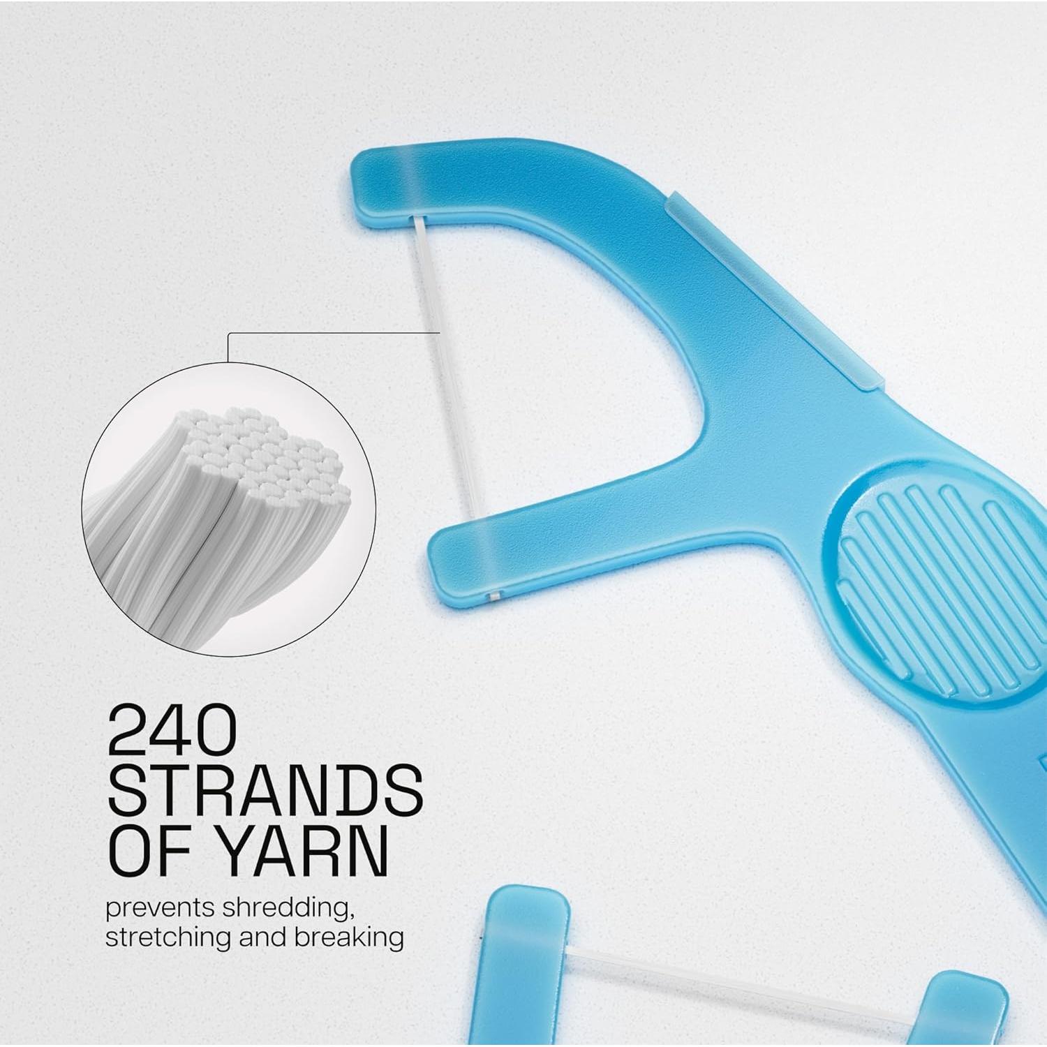 Hilo Dental REACH Menta 27.43m, Removedor de Placa, 90 Unidades