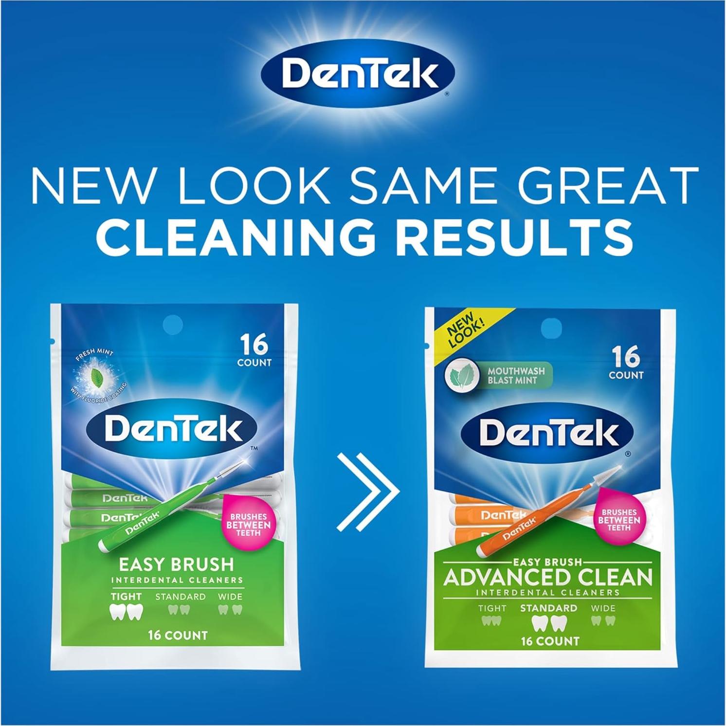 Cepillos Interdentales DenTek Easy Brush Estándar 16 Unidades