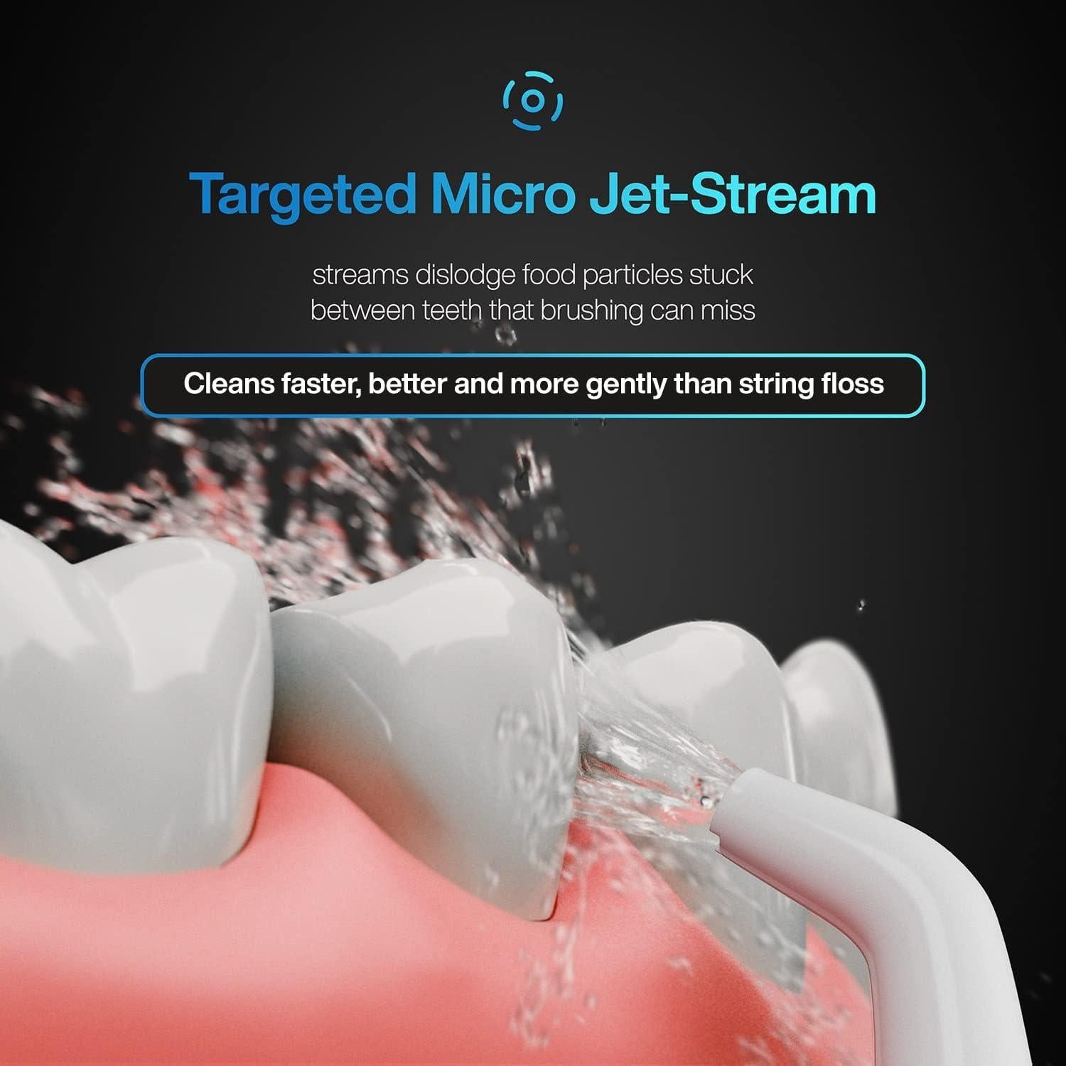 Irrigador Dental AquaSonic Aqua Flosser PRO 591ml Blanco