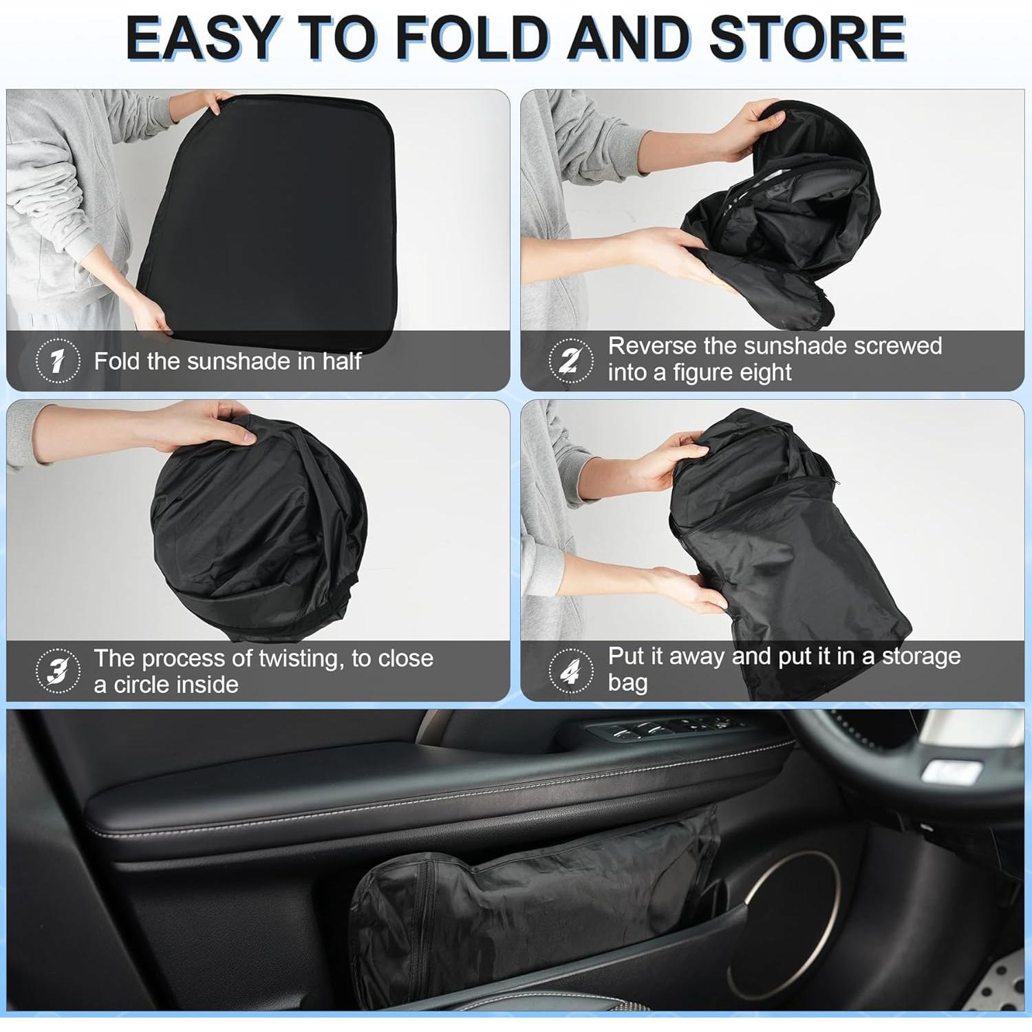 Protector Solar para Parabrisas SINGARO 300T Plegable SUV Grande