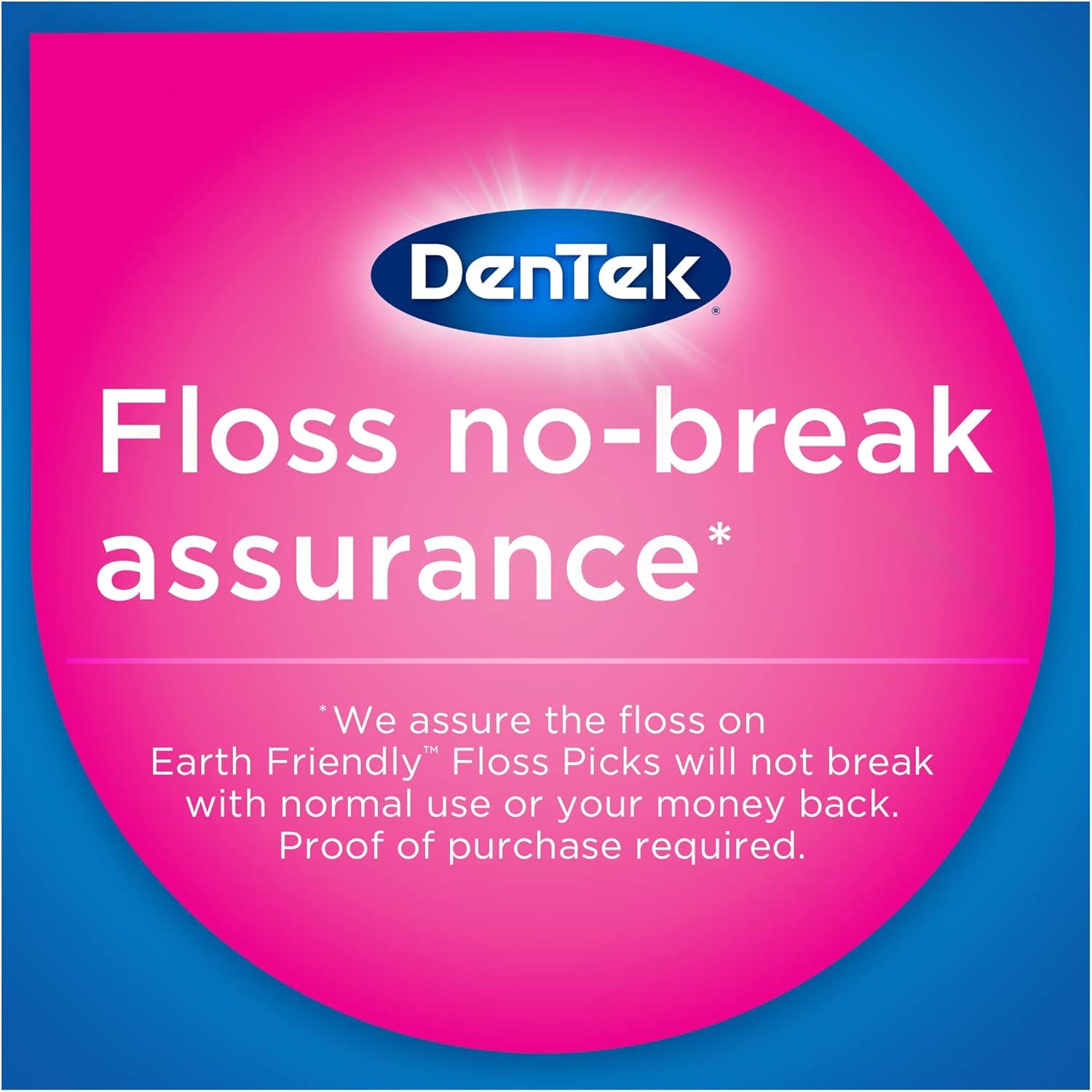 Palillos de Hilo Dental Ecológicos DenTek, 60 Unidades