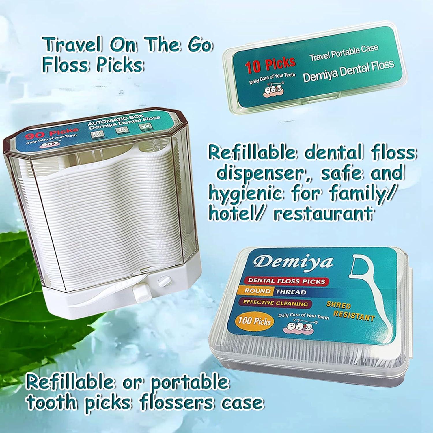 Palillos de Hilo Dental de Viaje Demiay - 300 Unidades