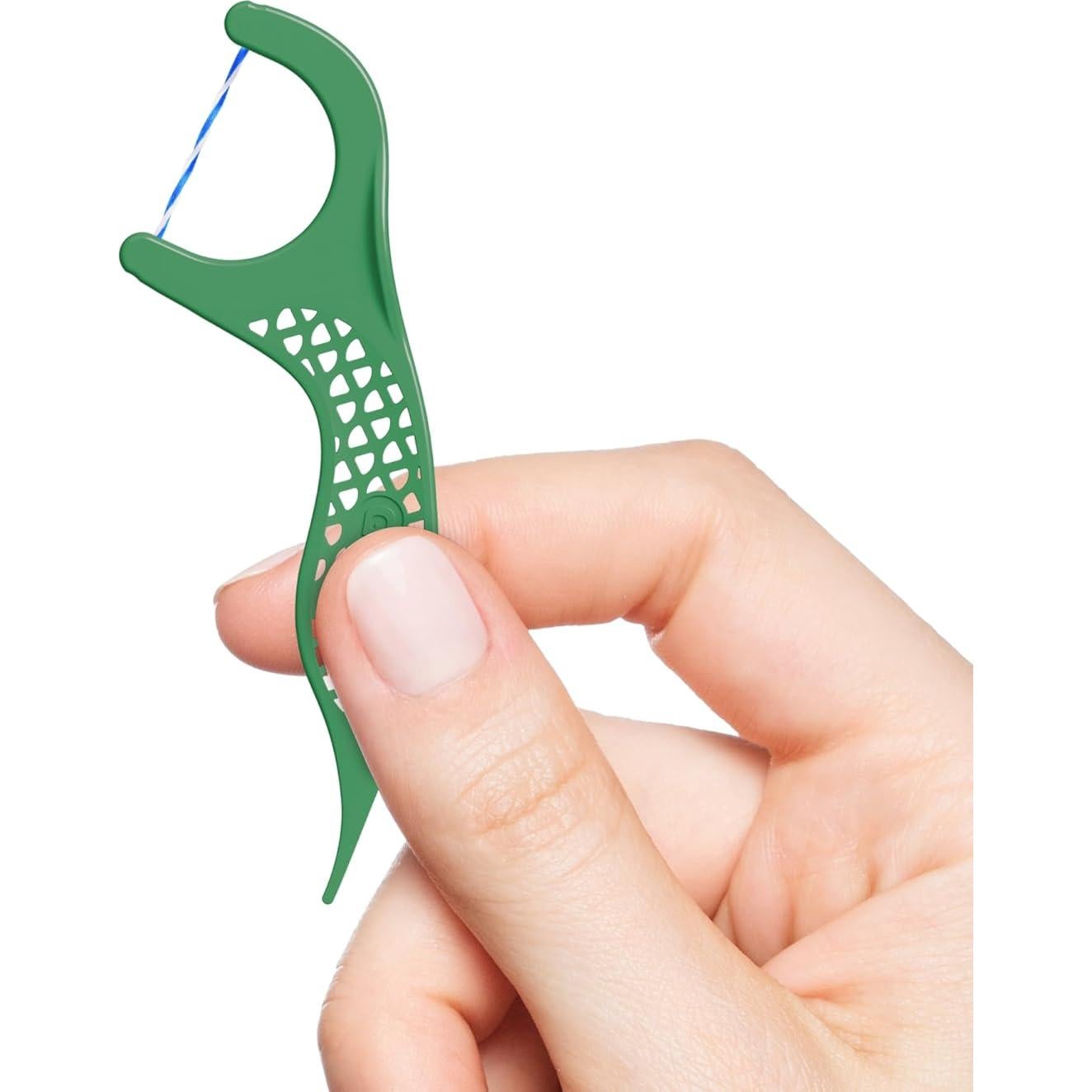 Palillos de Hilo Dental GUM Menta Torcidos 150 Unidades