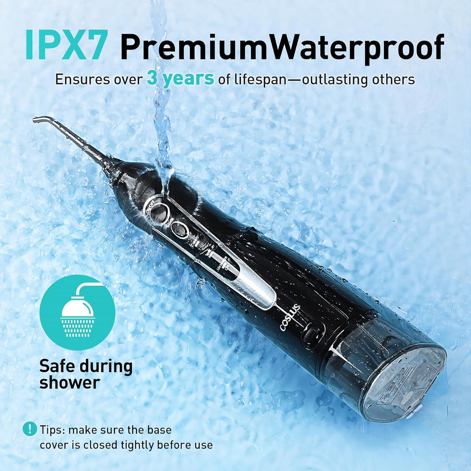 Irrigador Dental Portátil COSLUS C20 300ml Recargable