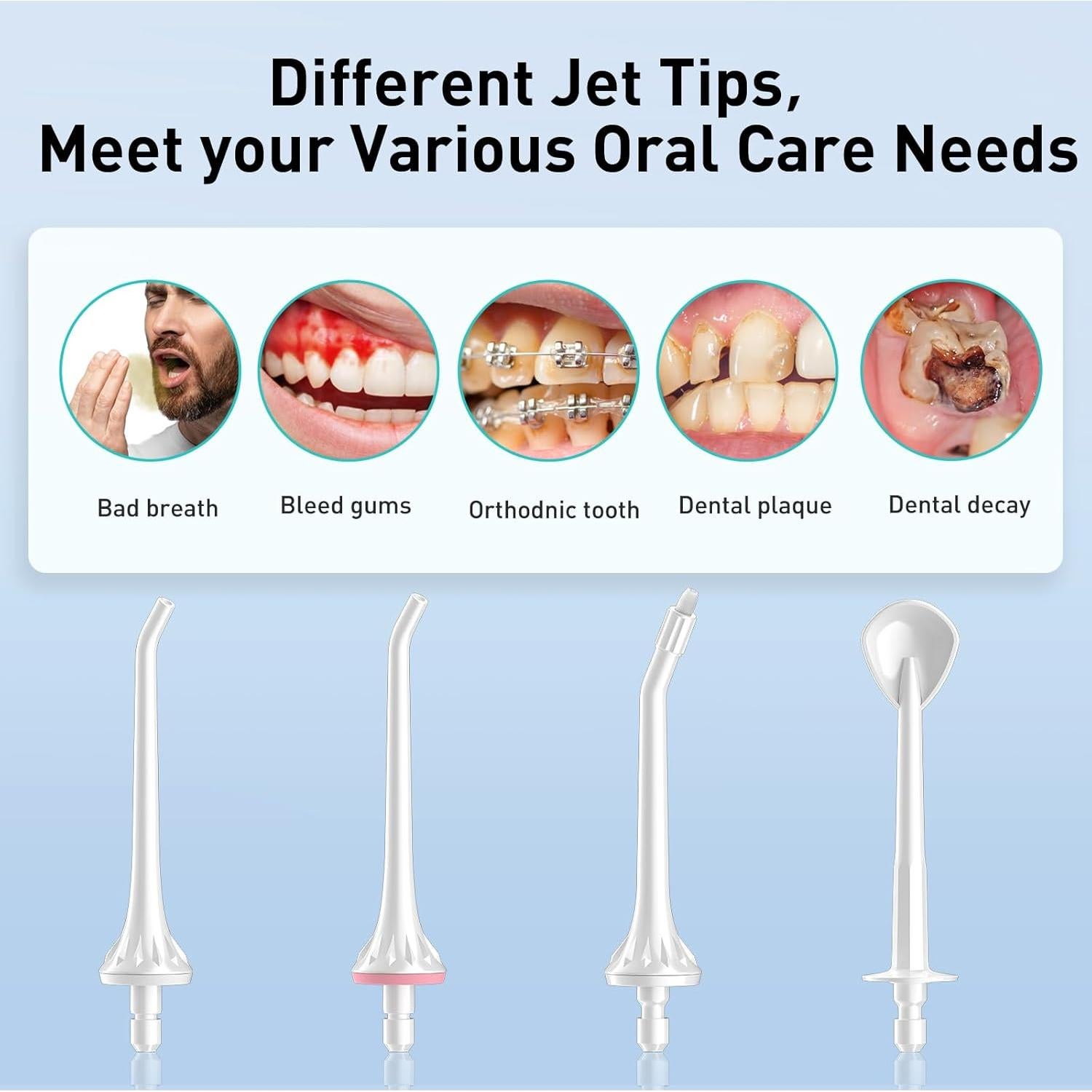 Hilo Dental a Base de Agua COSLUS C30 Inalámbrico 300ml IPX7