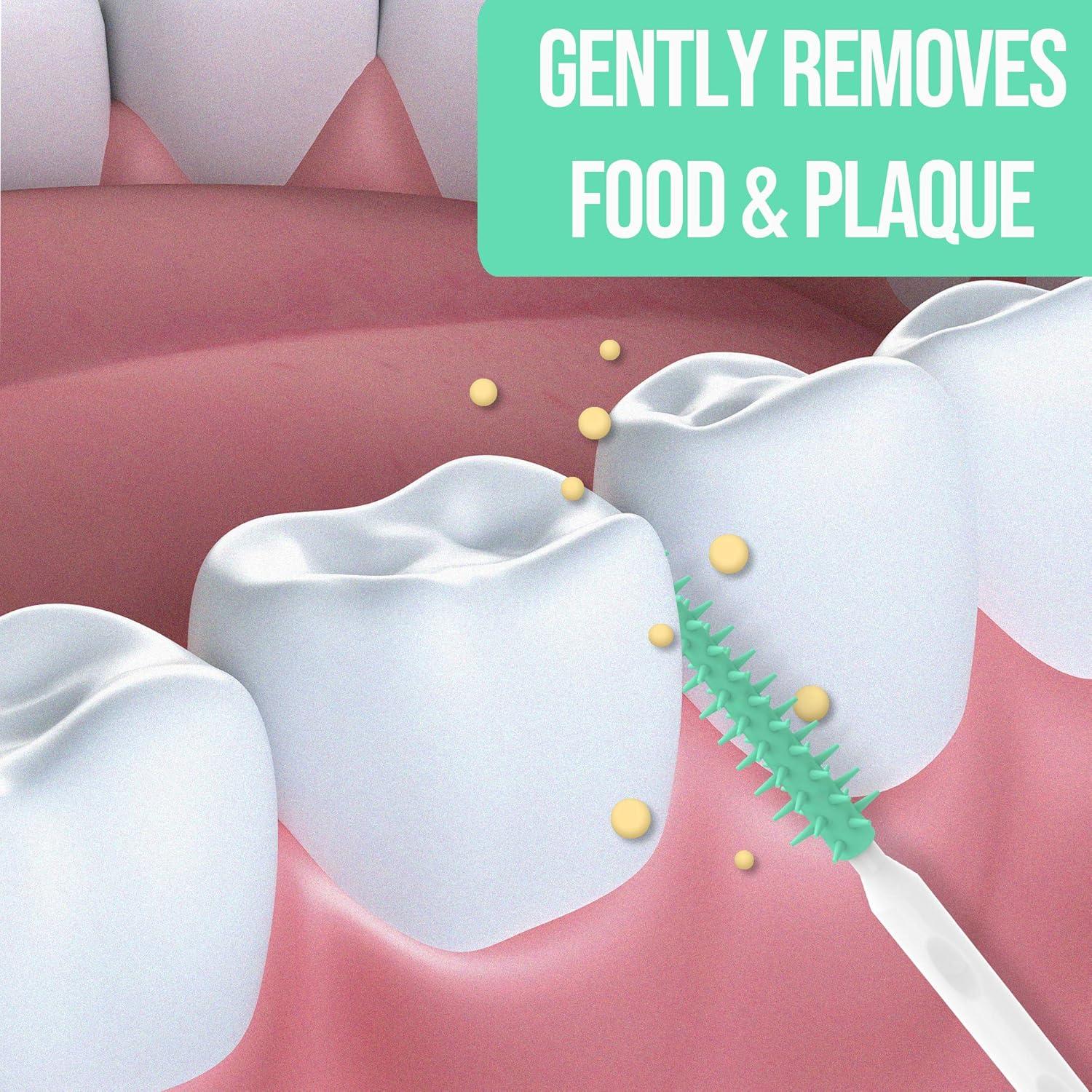 Palillos Dentales Dr. Emma de Goma Menta - 2 Paquetes de 100