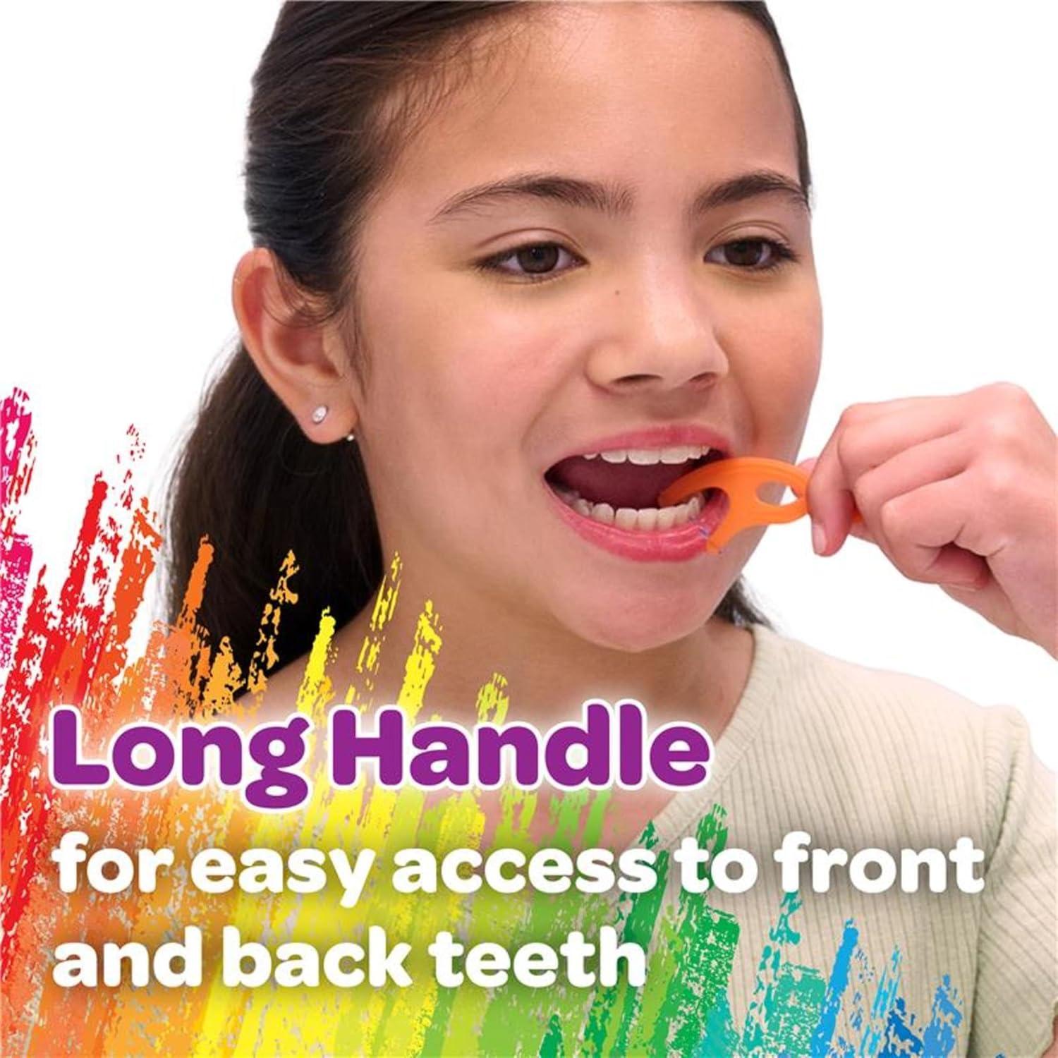 Hilo Dental GUM Crayola Twistables para Niños - 75 Unidades