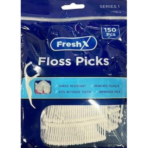 Palillos de Hilo FreshX 150 Unidades para Limpieza Dental