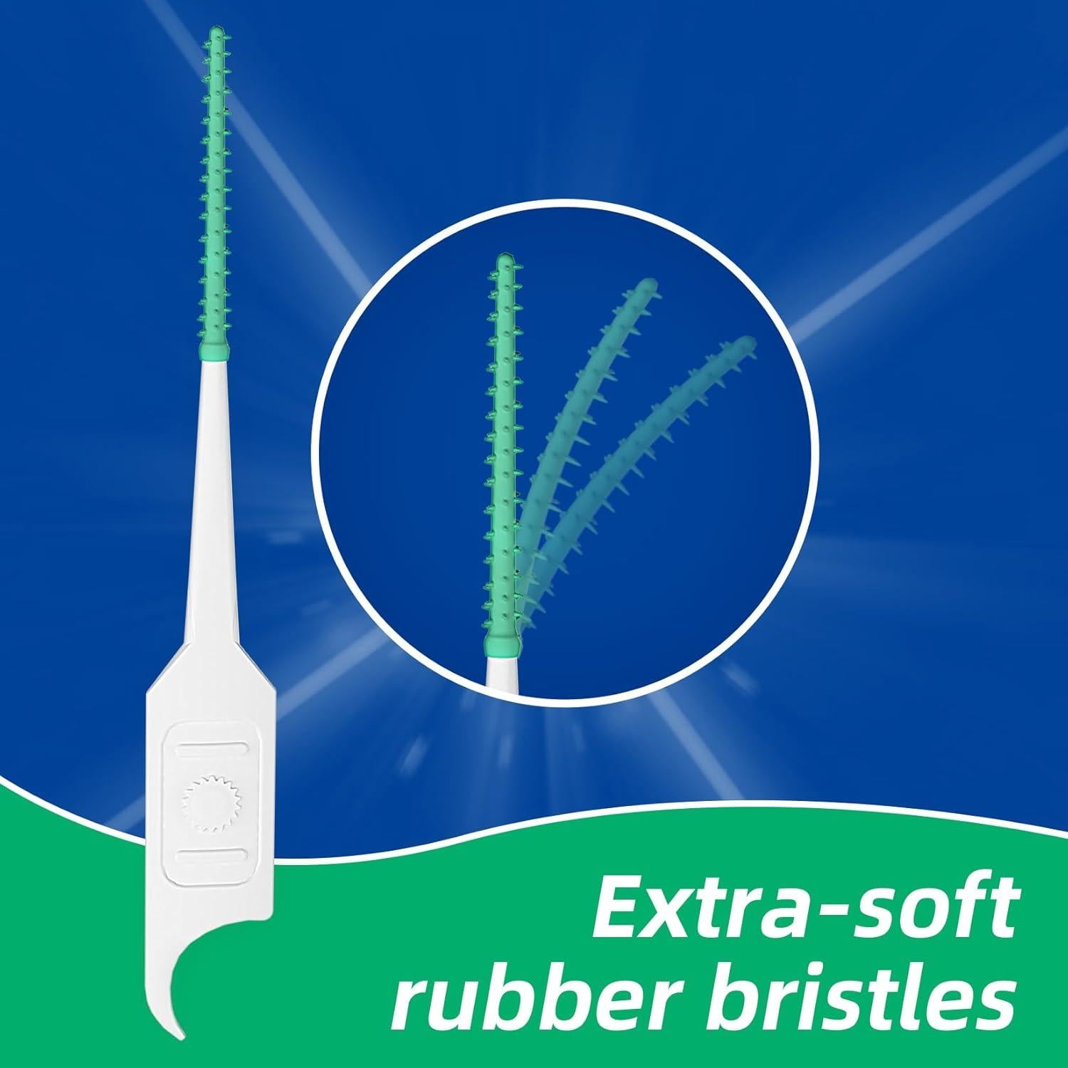 Palillos Dentales Suaves Vinsulla 300 Unidades Verde