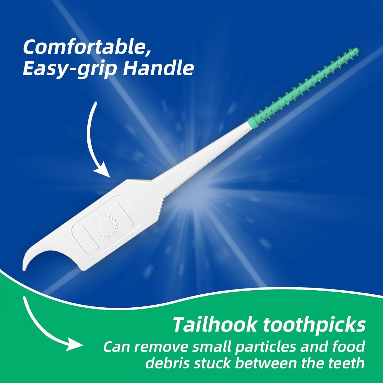 Palillos Dentales Suaves Vinsulla 300 Unidades Verde