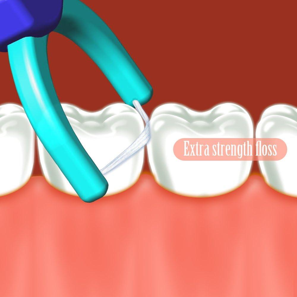 Kit Limpiadores Dentales T.Smile con 1 Mango y 100 Recargas