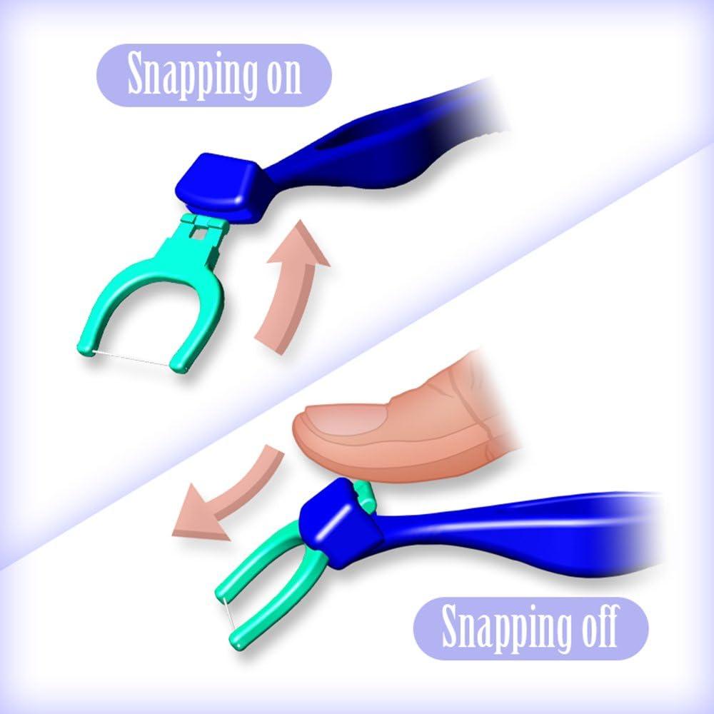 Kit Limpiadores Dentales T.Smile con 1 Mango y 100 Recargas