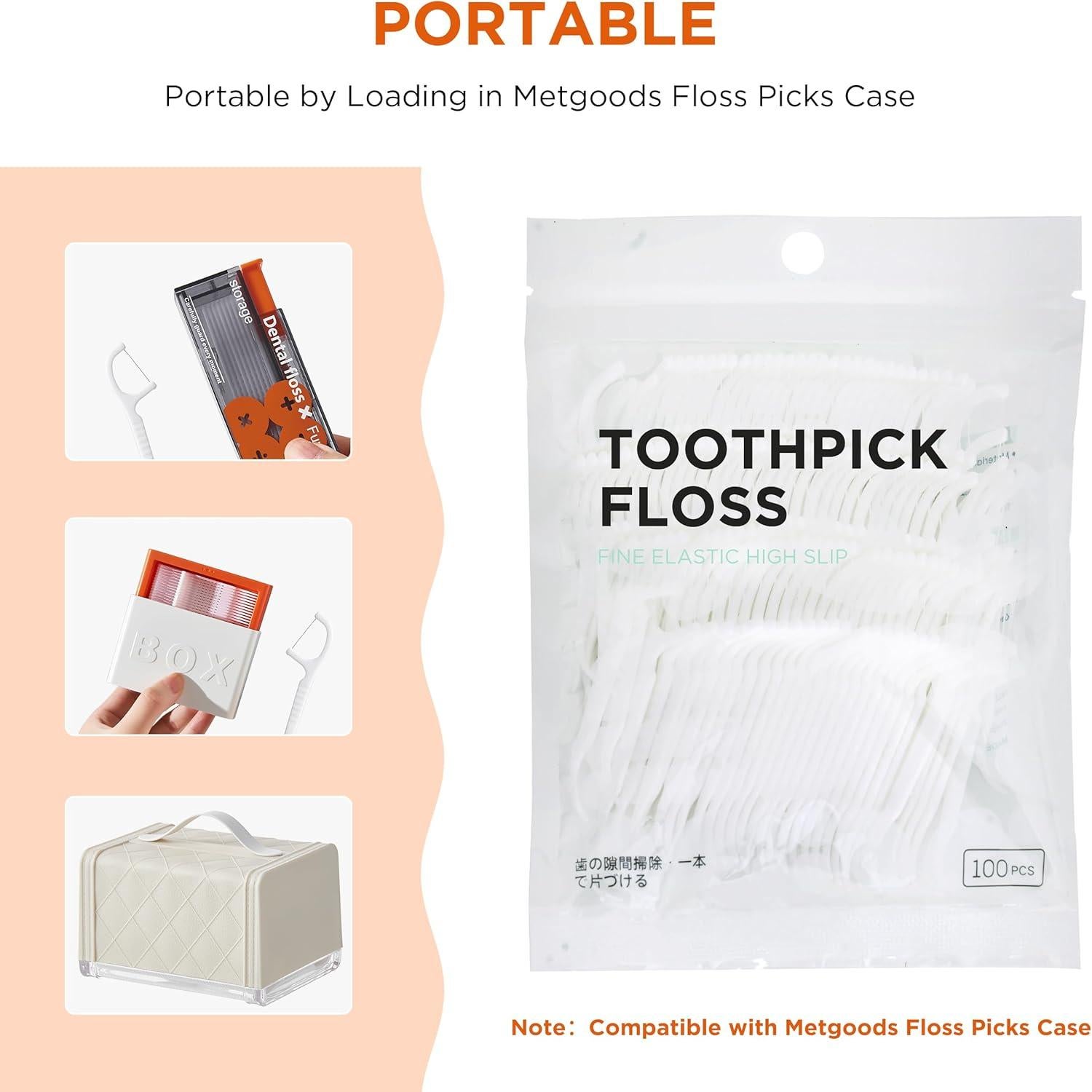 600 Palillos Dentales Profesionales TUFFLOSS - Cuidado Dental