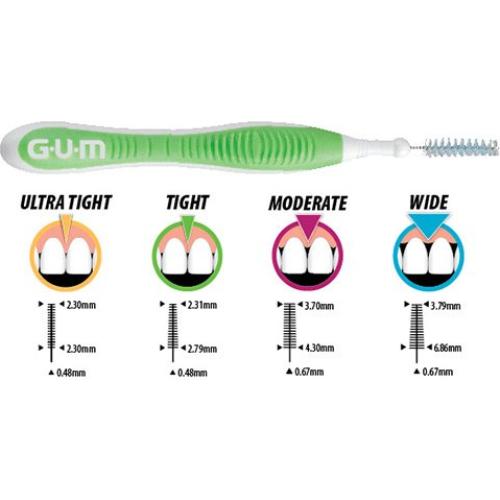 Limpiadores Interdentales GUM Proxabrush 872H - 10 Unidades