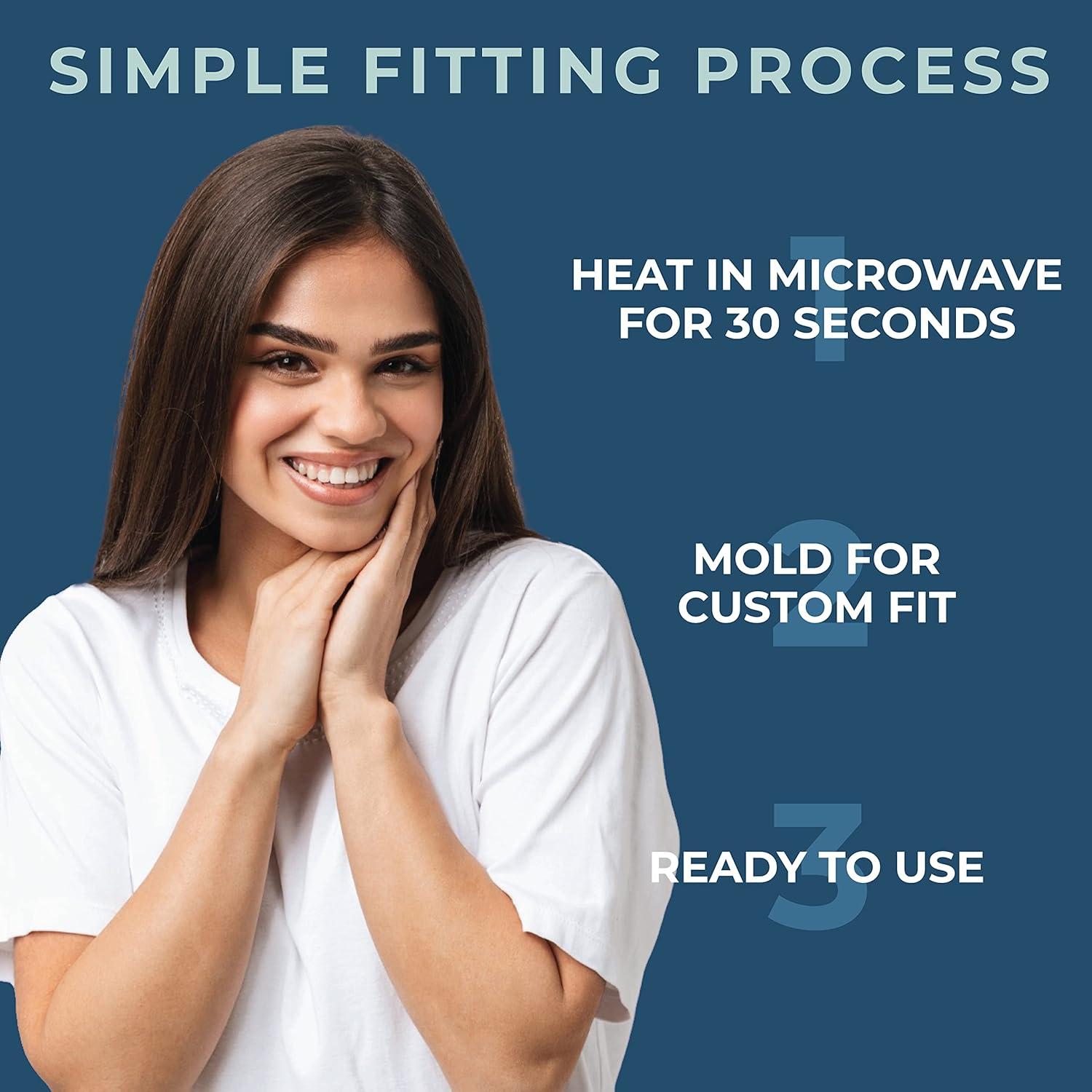 Protector Bucal Kloud - Ajuste Personalizado Menta, 2 Paquetes