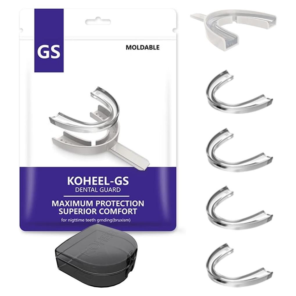 Protector Bucal KOHEEL GS Moldeable para Bruxismo - 5 Unidades
