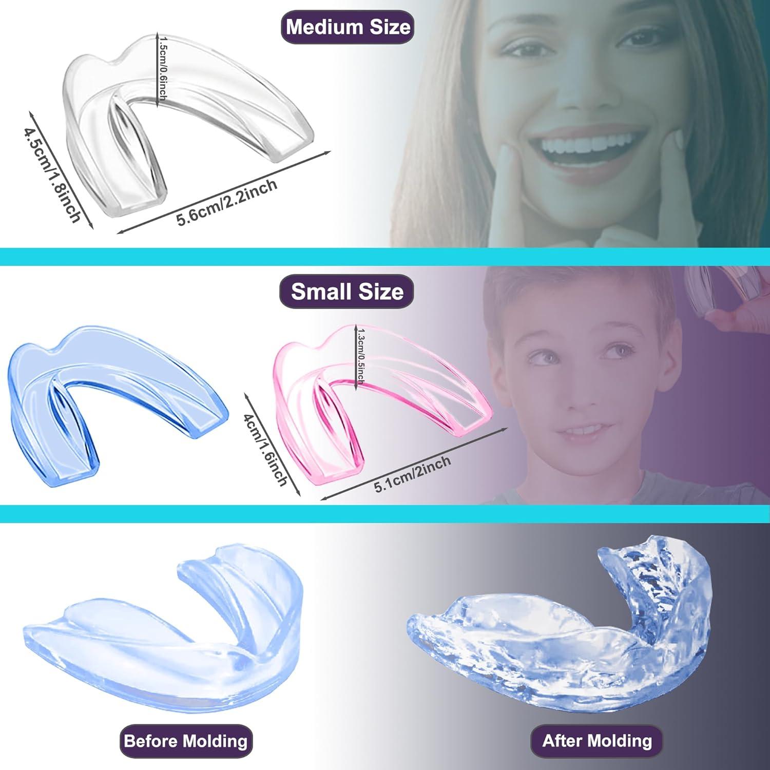 Protector Bucal Nocturno Lulurose Rosa 2 Piezas Ajustable