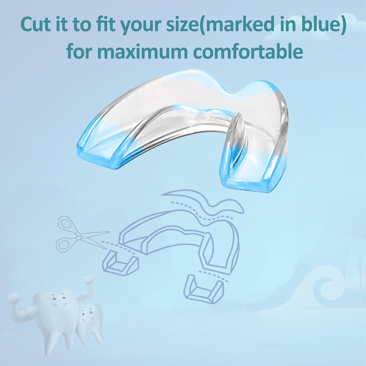 Protector Bucal Nocturno Lulurose Rosa 2 Piezas Ajustable