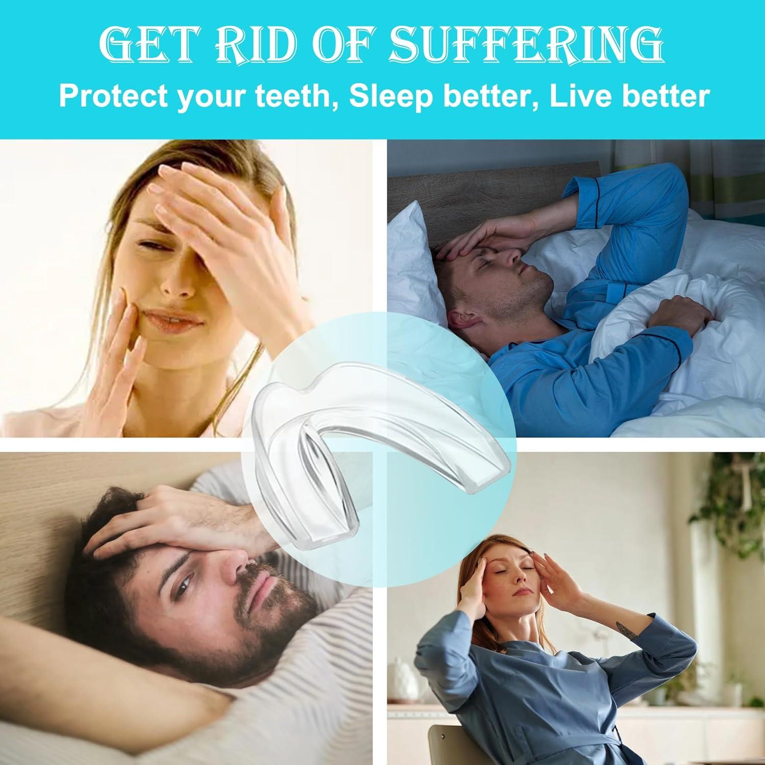 Protector Bucal Nocturno Lulurose Rosa 2 Piezas Ajustable