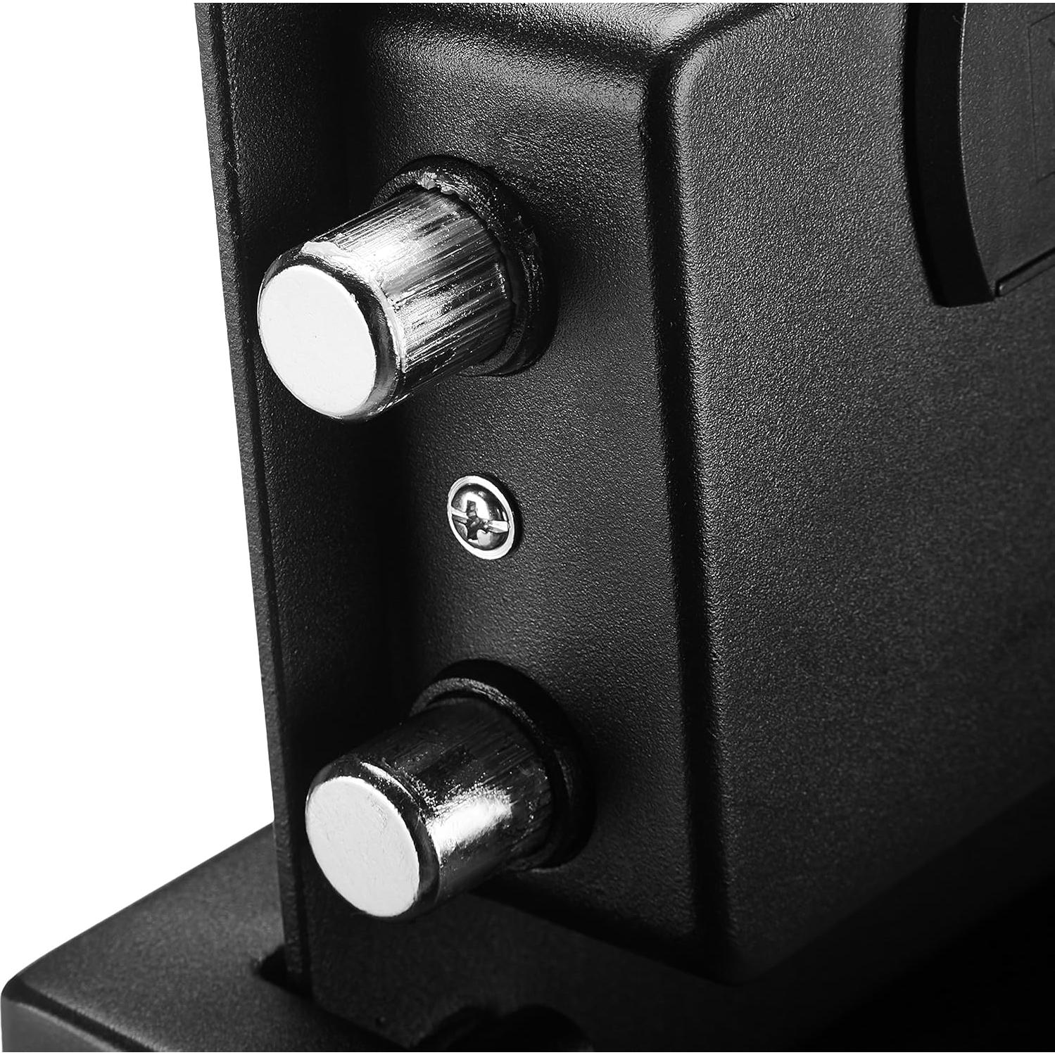 Caja Fuerte Electrónica Amazon Basics 30x22x11 cm Negra