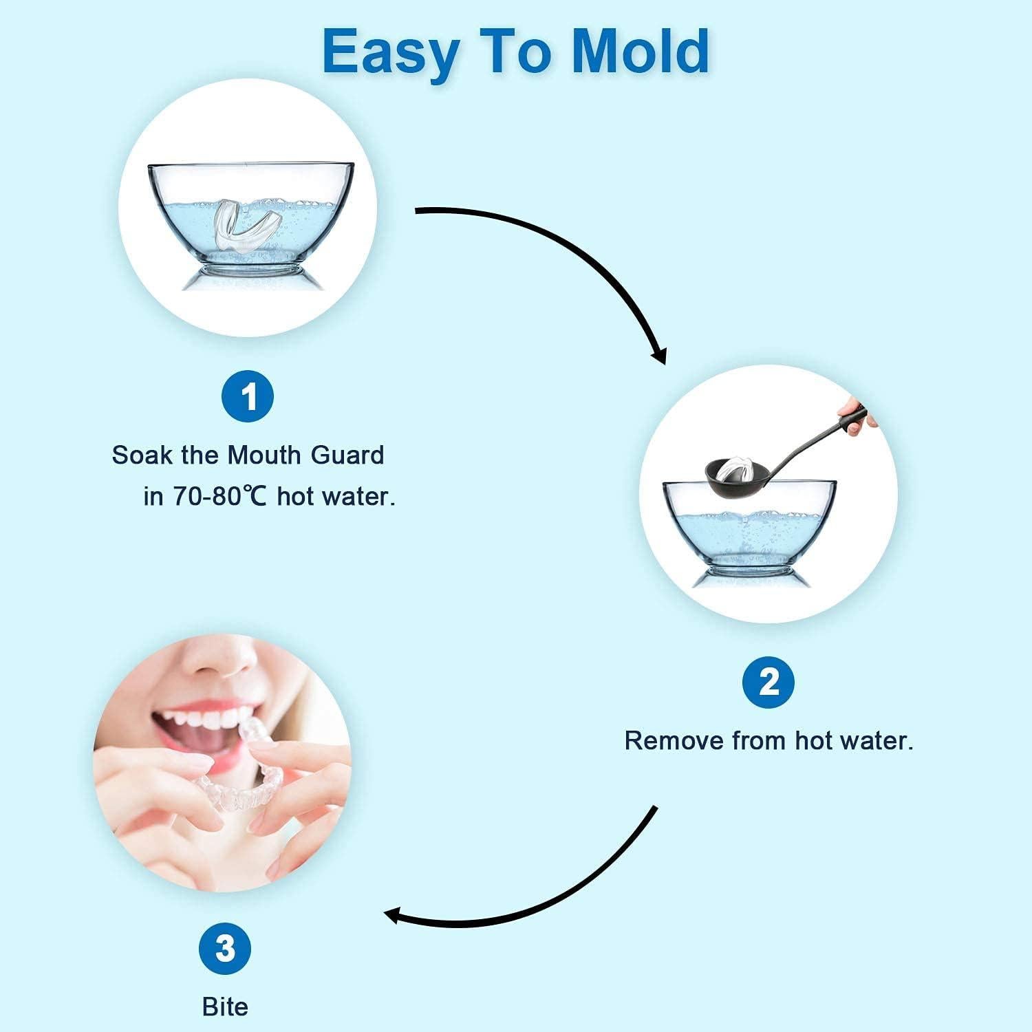 Protector Bucal Niños Longevity Turtle 4 Piezas Anti Bruxismo