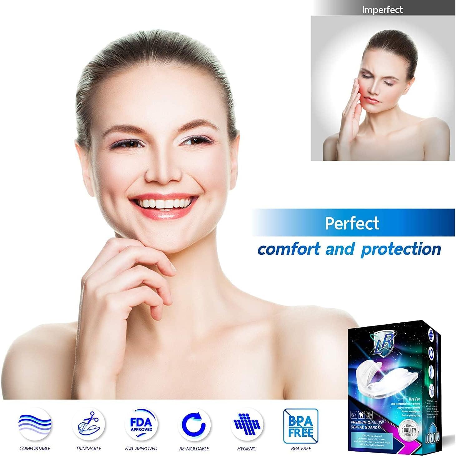 Protector Bucal Moldable LORIOUS para Bruxismo - 6 Unidades