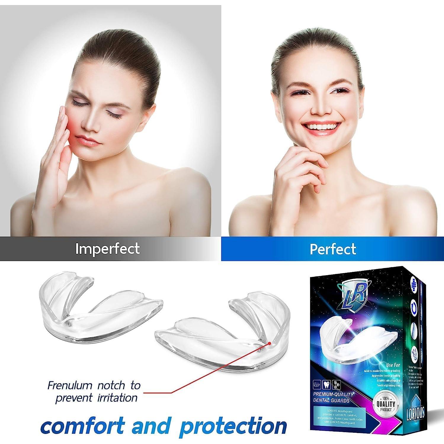 Protector Bucal Moldable LORIOUS para Bruxismo - 6 Unidades