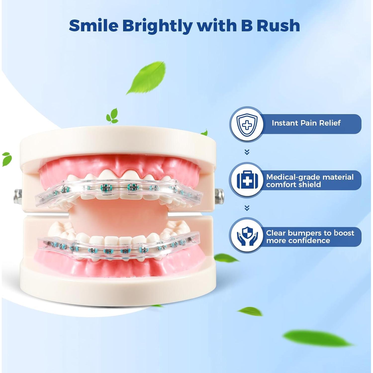 Bumper Labial Ortodóntico B Rush Comfort - Protector Bucal para Frenos