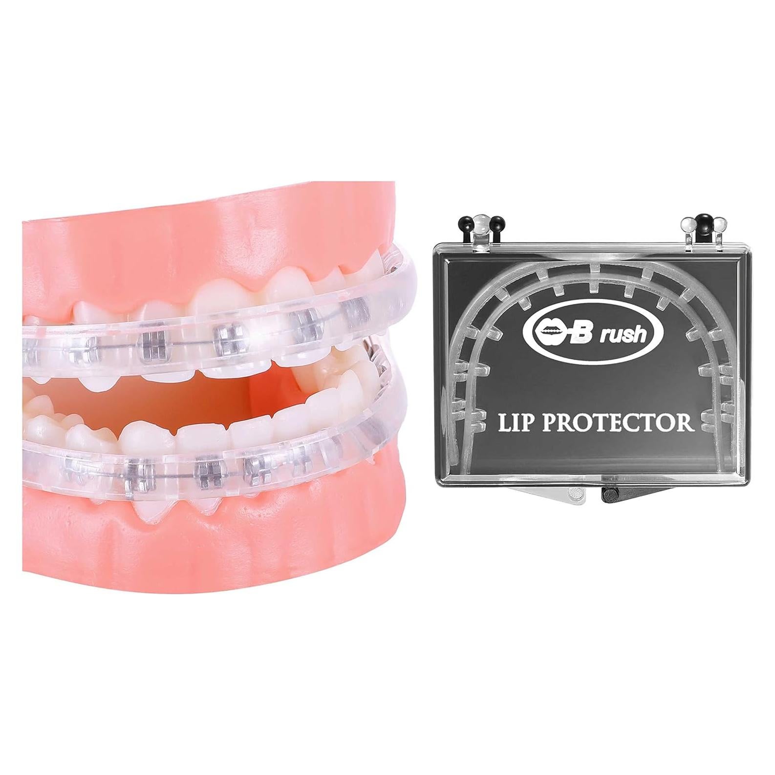 Protector Bucal Ortodóntico Obrush - Cubierta Labial para Frenos