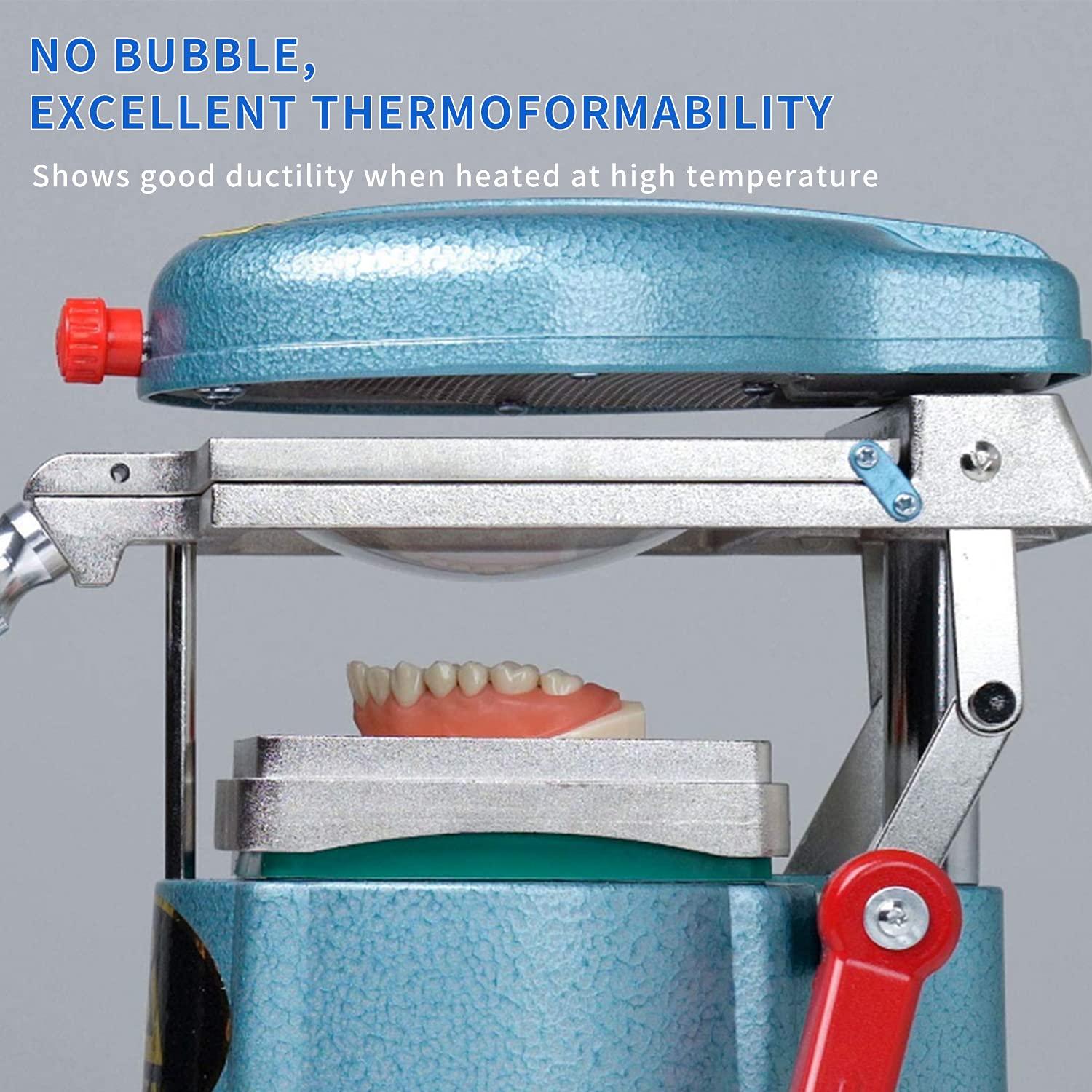 Hojas de Splint Dental Termoformado 2.0mm 10 Piezas